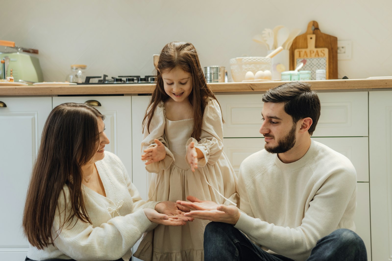 A family at home in Ohio
